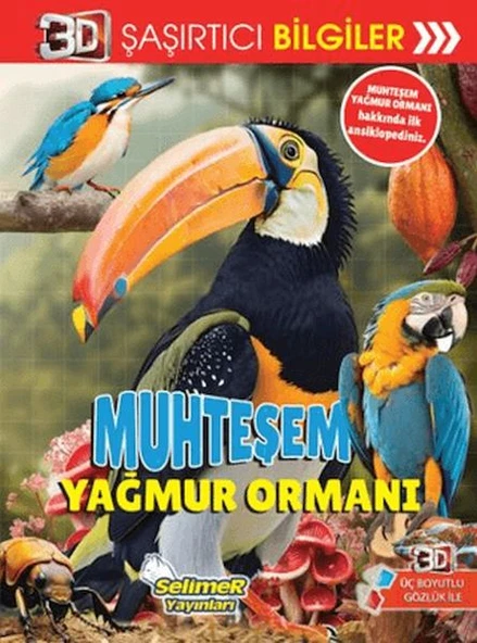 3D Şaşırtıcı Bilgiler - Muhteşem Yağmur Ormanı ürün görseli 1
