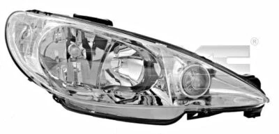 Peugeot 206 Ön Far Elektrikli Sağ 2002- (Oem No:  6205S9) ürün görseli 1