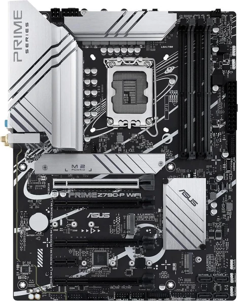 Asus Prime Z790-P WIFI Intel Z790 Soket 1700 DDR5 7200(OC) MHz ATX Gaming (Oyuncu) Anakart Outlet ürün görseli 1