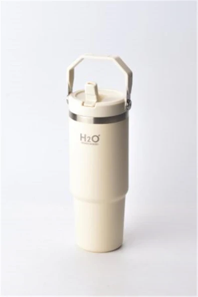 Porsima Termos Kupa Pipetli * 900 ml * Beyaz ürün görseli 1