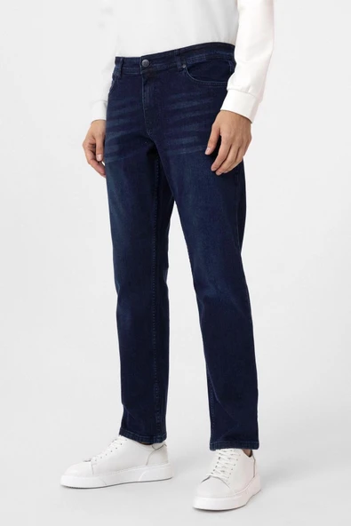 Regular Kalıp Denim Pantolon - Resim 2