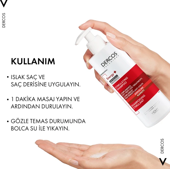 Dercos Energisant Şampuan 400 ml x 2 - Resim 6