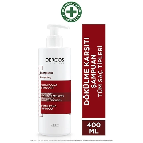 Dercos Energisant Shampoo - Dökülme Karşıtı Bakım Şampuanı 400ml ürün görseli 1