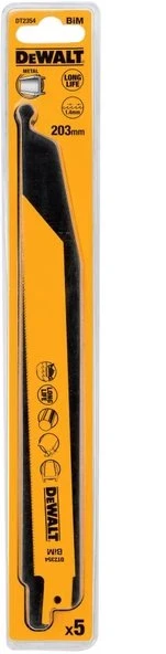 Dewalt DT2354 Tilki Kuyruğu Testere Bıçağı 203 mm (5 Parça) ürün görseli 1