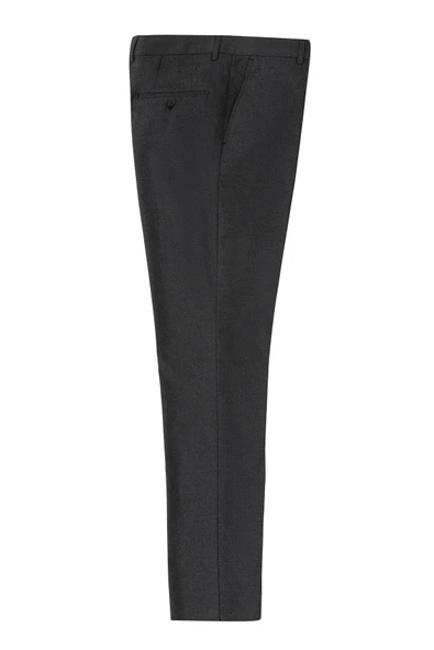SÜVARİ NORMAL BEL REGULAR KALIP DÜZ KUMAŞ PANTOLON - Resim 2