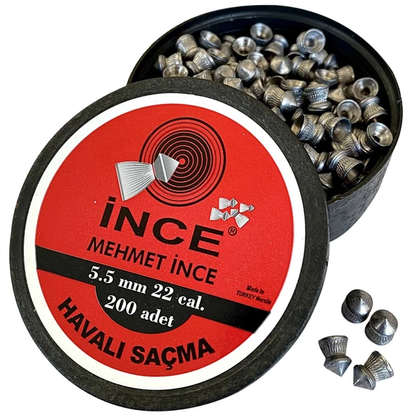 İnce Mehmet 5.5 mm Havalı Saçması (200 lü) ürün görseli 1