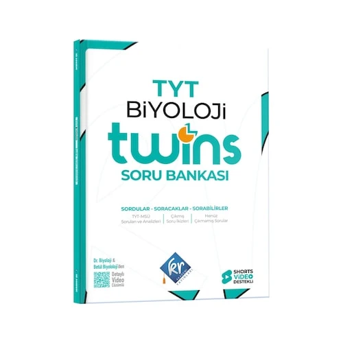 Kr Akademi 2025 Tyt Biyoloji Twins Soru Bankası ürün görseli 1