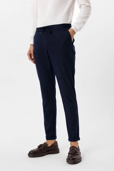 Lacivert Slim Fit Düz Pantolon ürün görseli 1