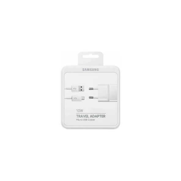 Samsung Telefon Şarj Adaptörü Orijinal 10W Travel Adapter Micro USB Kablo + Şarj Adaptörü ürün görseli 1