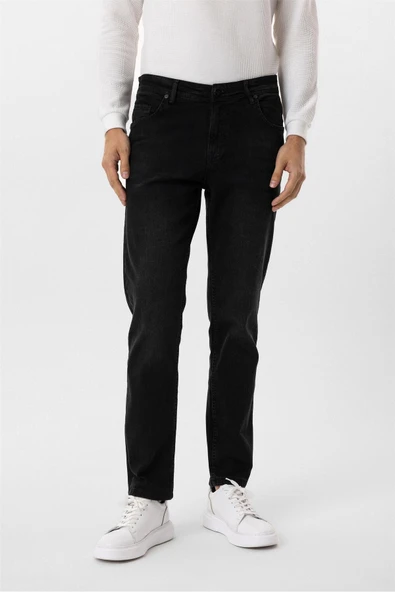 Regular Kalıp Denim Pantolon - Resim 3