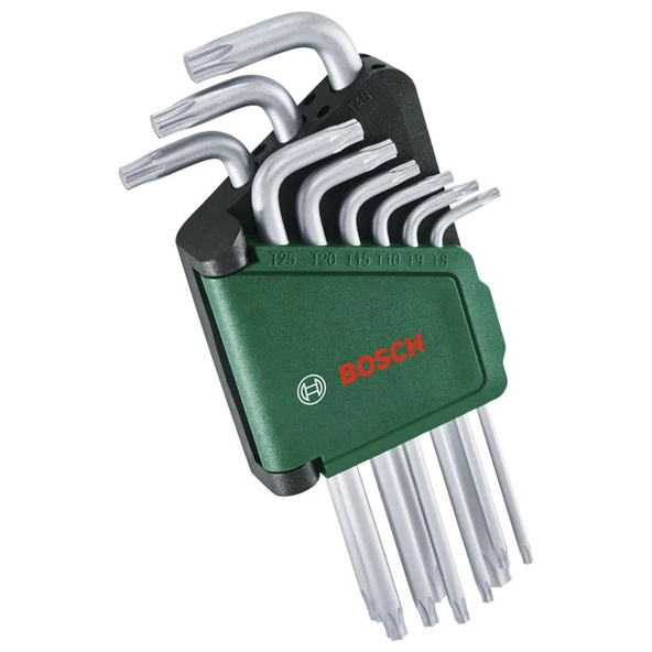Bosch Torx Allen Anahtar Takımı 9 parça ürün görseli 1