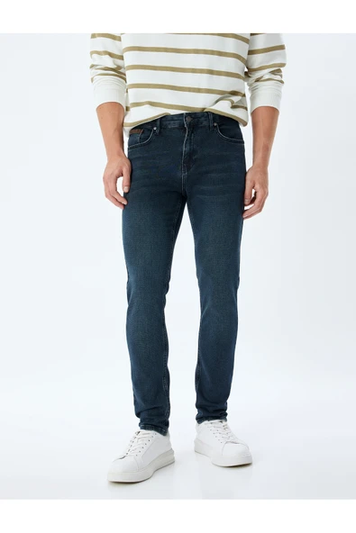 Slim Fit Kot Pantolon - Brad Jean - Resim 3
