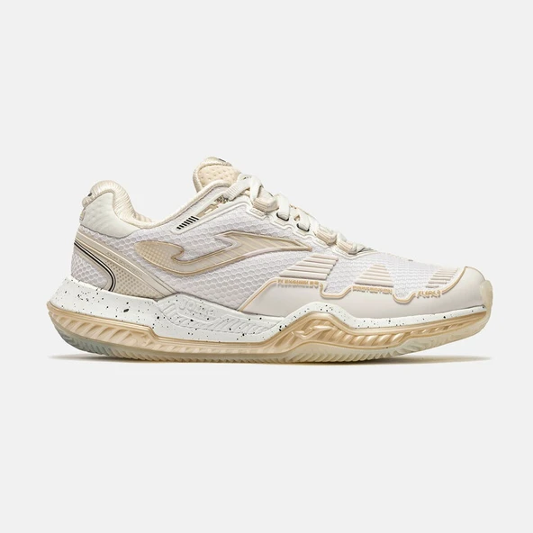 Joma TPOILS2625C Point Lady Toprak Kort Kadın Tenis Ayakkbısı - Krem/Bej ürün görseli 1
