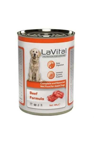 LaVital Yetişkin Yaş Köpek Maması (Adult) Sığır Etli 395GR ürün görseli 1