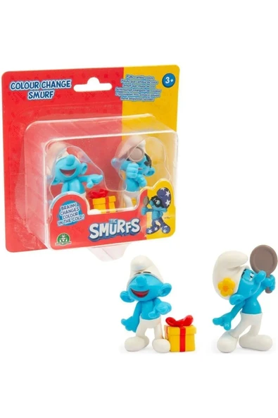 Giochi Preziosi Şirinler Renk Değiştiren İkili Paket PUF34000 (Şakacı - Gözlüklü) ürün görseli 1