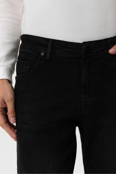 Regular Kalıp Denim Pantolon - Resim 4