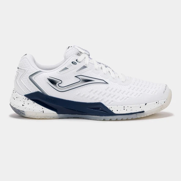 Joma TRALS2602AC Rapid Lady Sert ve Toprak Kort Kadın Tenis Ayakkbısı - Beyaz/Lacivert ürün görseli 1