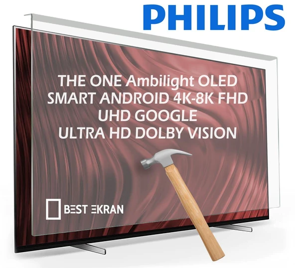 Philips 75PML9507 TV EKRAN KORUYUCU - Philips 75" inç 189 Ekran 4K UHD Titan OS Ambilight TV Koruyucu ürün görseli 1