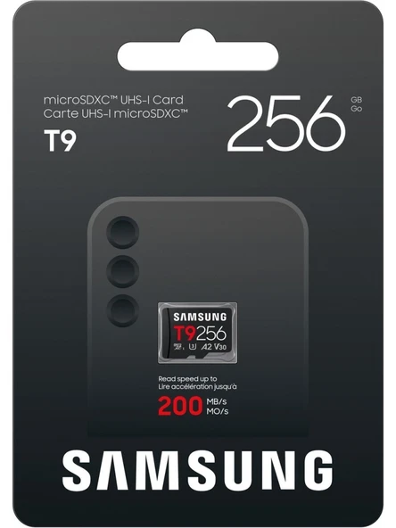 Samsung MıcroSD T9/256GB(MıcroSDXC) ürün görseli 1