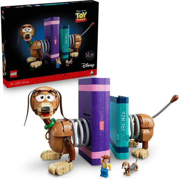 LEGO 43301 Disney ve Pixar Oyuncak Hikayesi Köpek Slinky Kitap Desteği ürün görseli 1