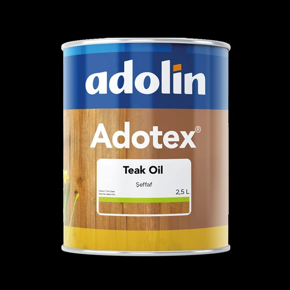Adolin Adotex Teak Oil (TİK YAĞI) 0,75 Litre 6457 Şeffaf ürün görseli 1