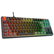 Rampage Yoru Tkl Gri/siyah Type-C Bağlantılı Outemu Red Swich Q Mekanik Gaming Oyuncu Klavye Rgb (TEŞHİR) ürün görseli 1