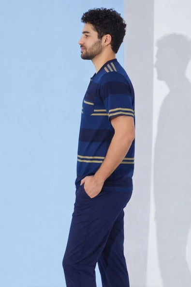 %100 Koton Pijama Takımı Uzun - Resim 2