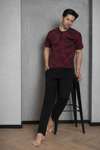 %100 Koton Pijama Takımı Uzun ürün görseli 1