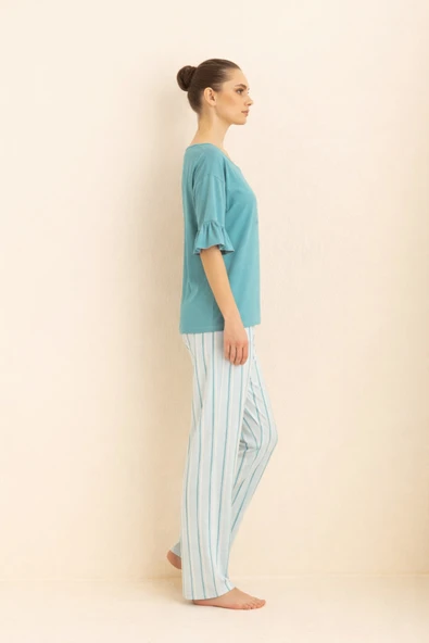Luxury Viscose Pijama Takım - Resim 2
