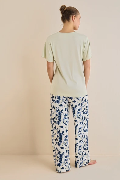 Palozzo Pantolon Oversize Takım - Resim 3