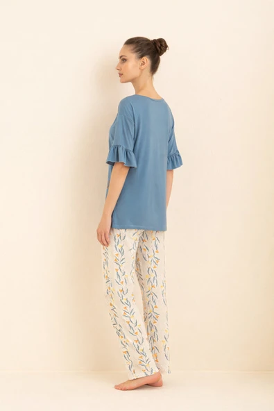 Luxury Viscose Pijama Takım - Resim 2