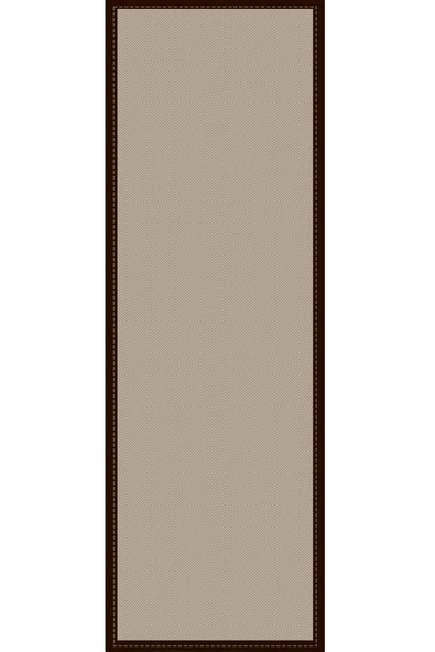 Bej Çizgi Desenli Premium Masa Örtüsü Runner RNR352 - Resim 2