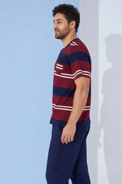 %100 Koton Pijama Takımı Uzun - Resim 2