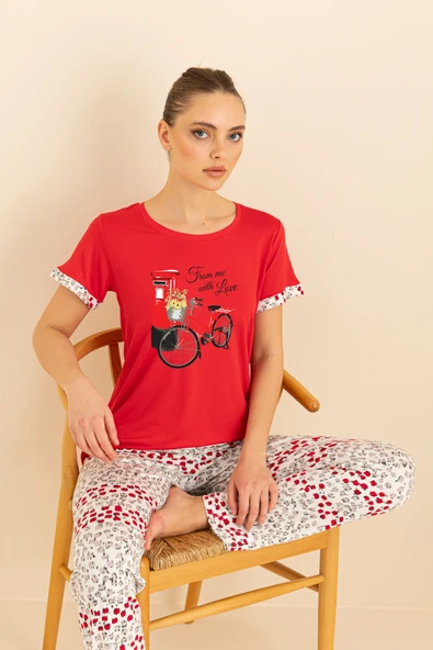 Luxury Viscose Pijama Takım ürün görseli 1