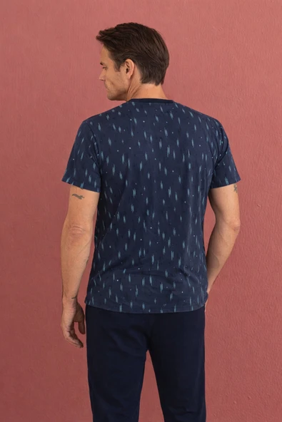 %100 Koton Pijama Takımı Uzun - Resim 3