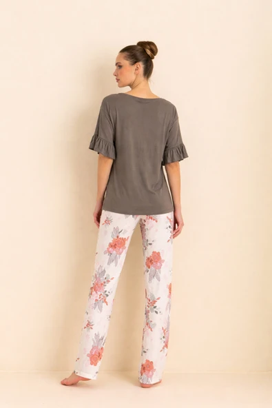 Luxury Viscose Pijama Takım - Resim 3