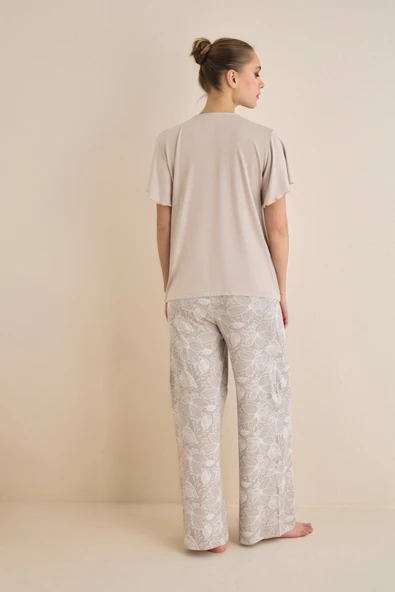 Palozzo Pantolon Oversize Takım - Resim 3