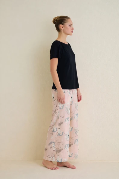 Palozzo Pantolon Oversize Takım - Resim 2