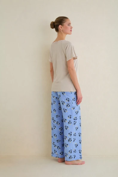 Palozzo Pantolon Oversize Takım - Resim 2