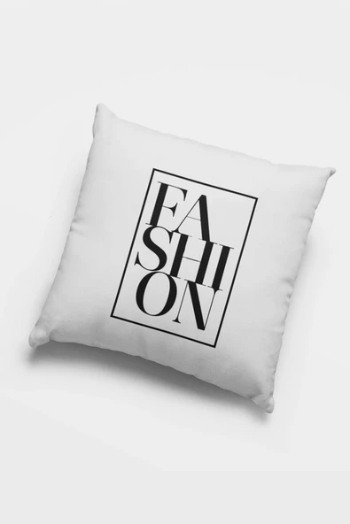 Gri Fahion Moda Çift Taraflı Yastık Kırlent Kılıfı KRL888 ürün görseli 1