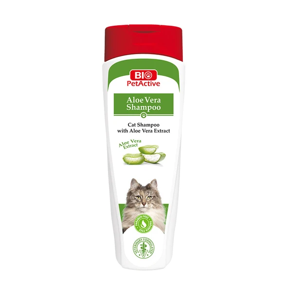 Bio Petactive Aloe Vera ve Buğday Özlü Kedi Şampuanı 400 Ml (SKT:10.26) ürün görseli 1