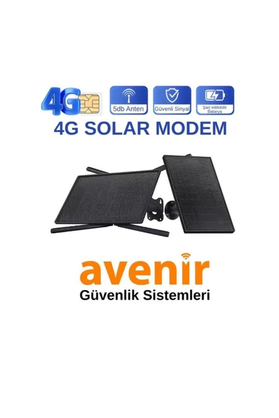 Avenir AV 4G RTR Solar 4G Modem Güneş Enerjili Sim Kartlı ürün görseli 1