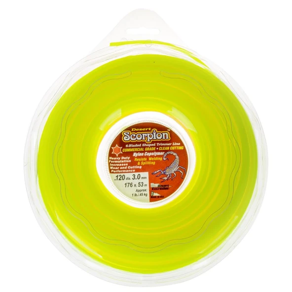Desert Scorpion DX221321 Tırpan Misina 3.3Mm 45M Sarı 6 Köşe ürün görseli 1