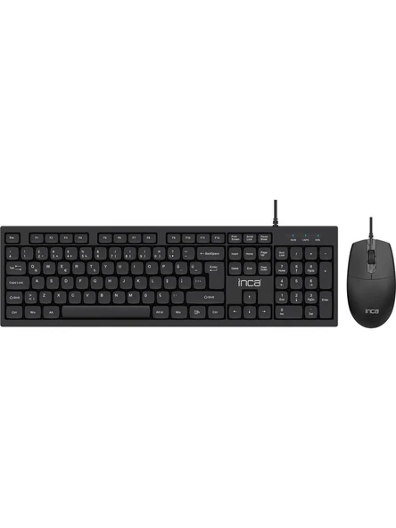 Kablolu Klavye Mouse Set Siyah Imk-376T ürün görseli 1