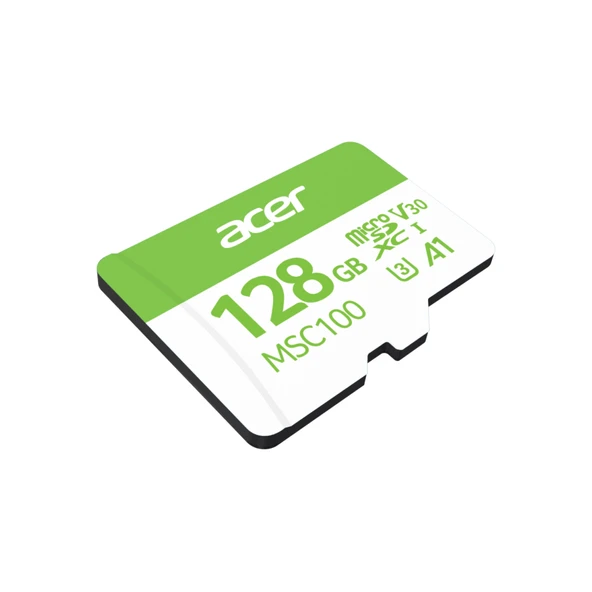 Acer Msc100 128Gb Microsd Hafıza Kartı U3 V30 A1 Aksiyon Kamera ve Güvenlik Kamerası Uyumlu ürün görseli 1