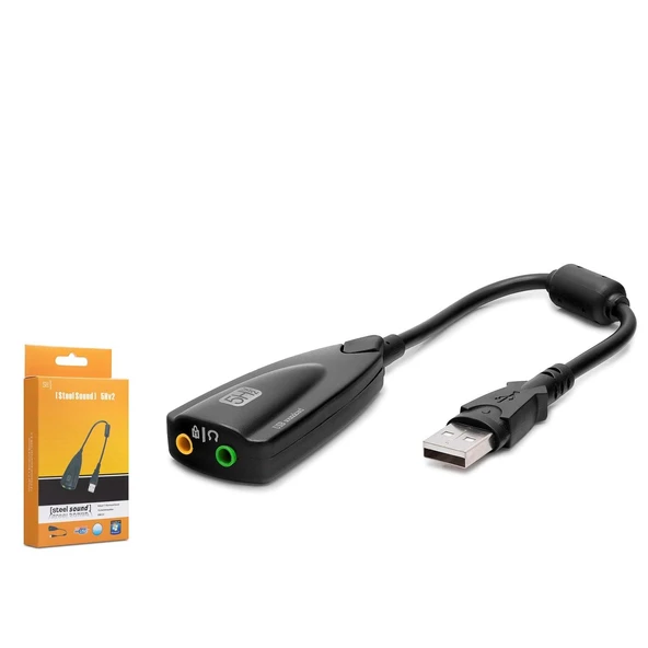 Hadron Hdx5254 Usb Harici Ses Kartı 7.1 Siyah ürün görseli 1