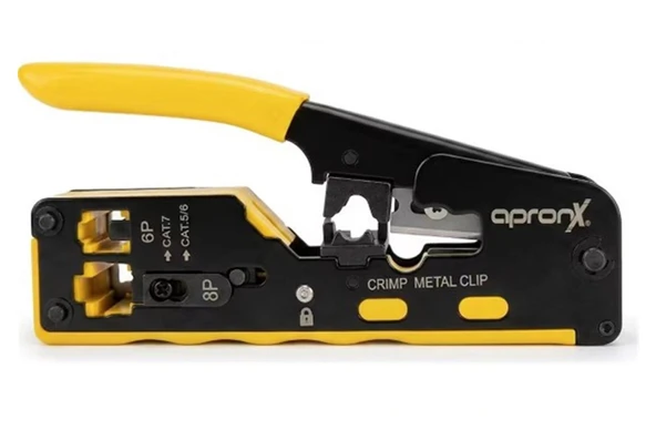 Apronx Apx-Cr45 Rj45 Çakma Pensesi 4P-6P-8P ürün görseli 1