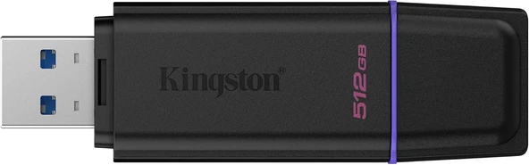 Kingston Dtxg2-512Gb 512Gb Portable Usb 3.2 Gen 1 Datatraveler Exodia Black-Purple Flash Bellek ürün görseli 1