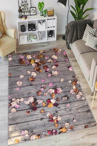 Çok Renkli Kaymaz Tabanlı 3D Üç Boyutlu Mutfak Halısı AR1363 ürün görseli 1