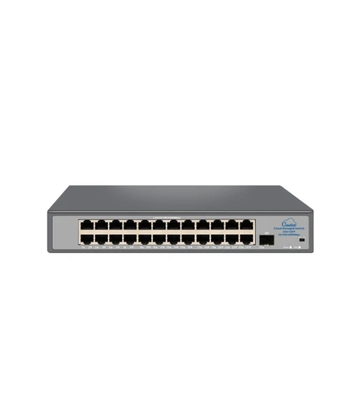 Nova Nvc-Hıs2124G1S 24 Port 1 Sfp Full Giga Cloud Non Poe Ethernet Switch ürün görseli 1